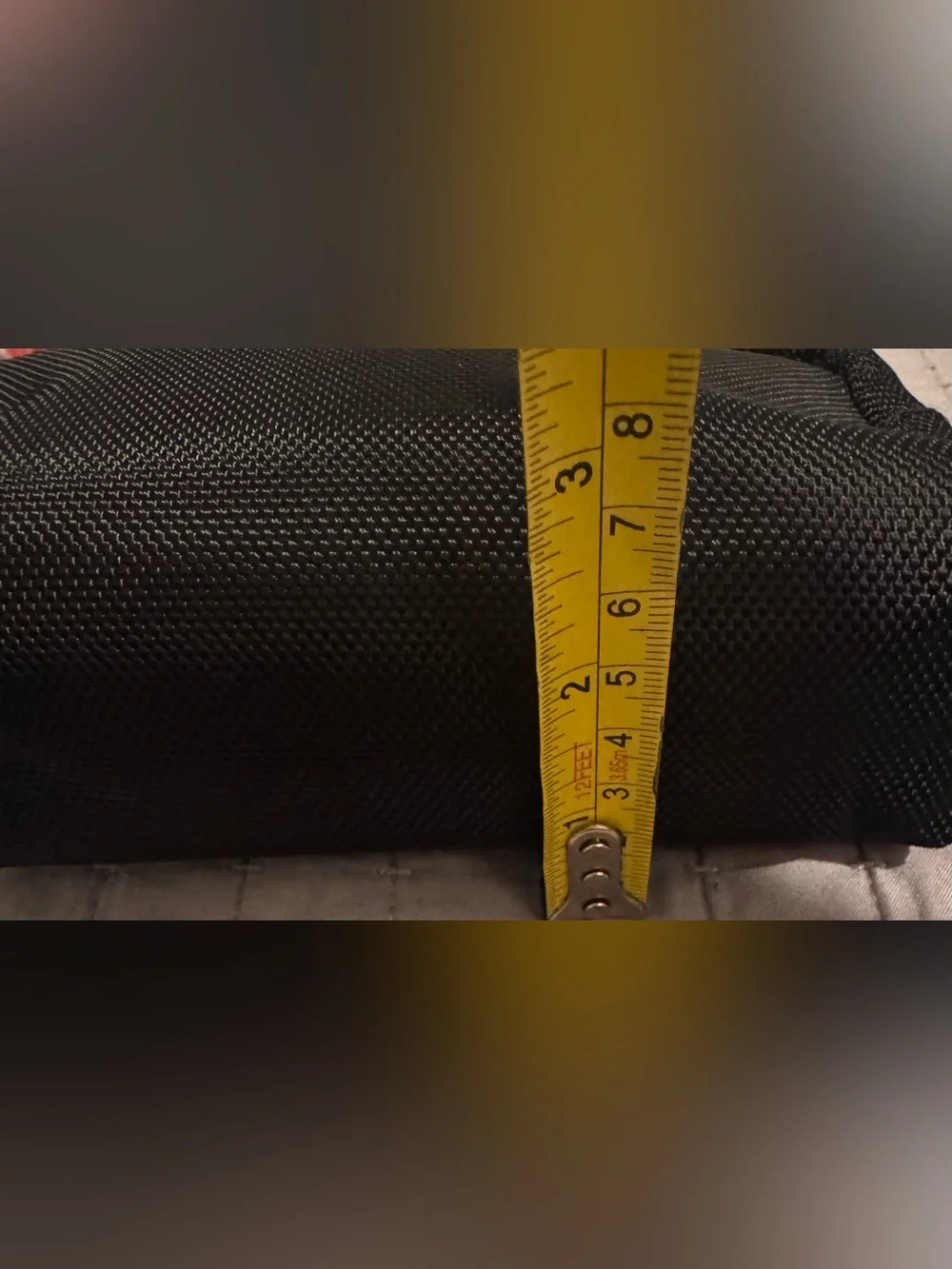 Tumi Black Toiletry Pouch with Red Logo Delta Airlines